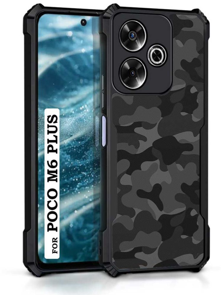     			COBERTA Multicolor Printed Back Cover Polycarbonate Compatible For Poco M6 Plus 5G ( Pack of 1 )