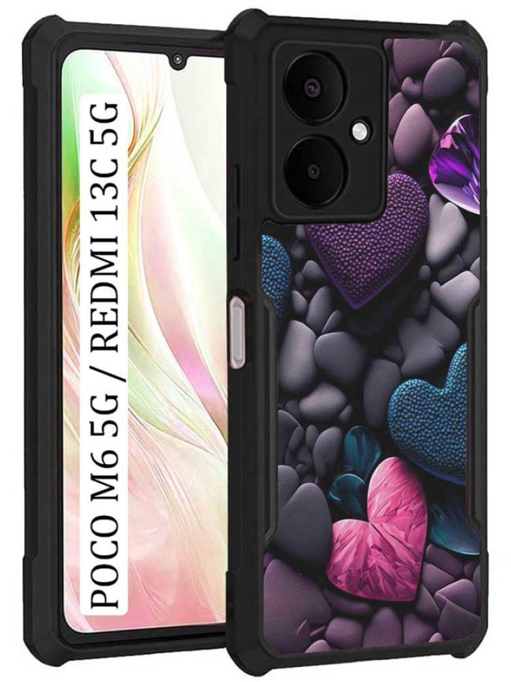     			COBERTA Multicolor Printed Back Cover Polycarbonate Compatible For Poco M6 5G ( Pack of 1 )