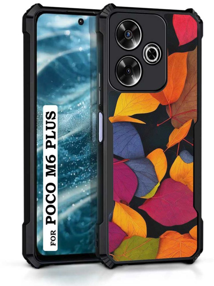     			COBERTA Multicolor Printed Back Cover Polycarbonate Compatible For Poco M6 Plus 5G ( Pack of 1 )