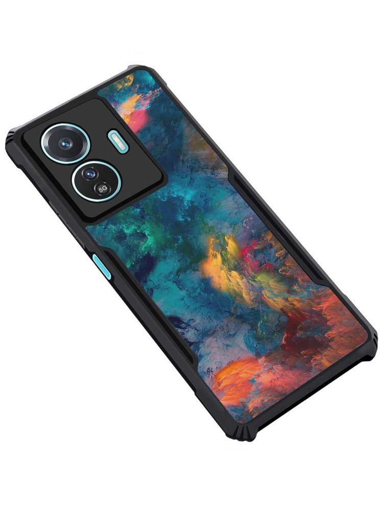     			COBERTA Multicolor Printed Back Cover Polycarbonate Compatible For iQOO Z6 Lite 5G ( Pack of 1 )