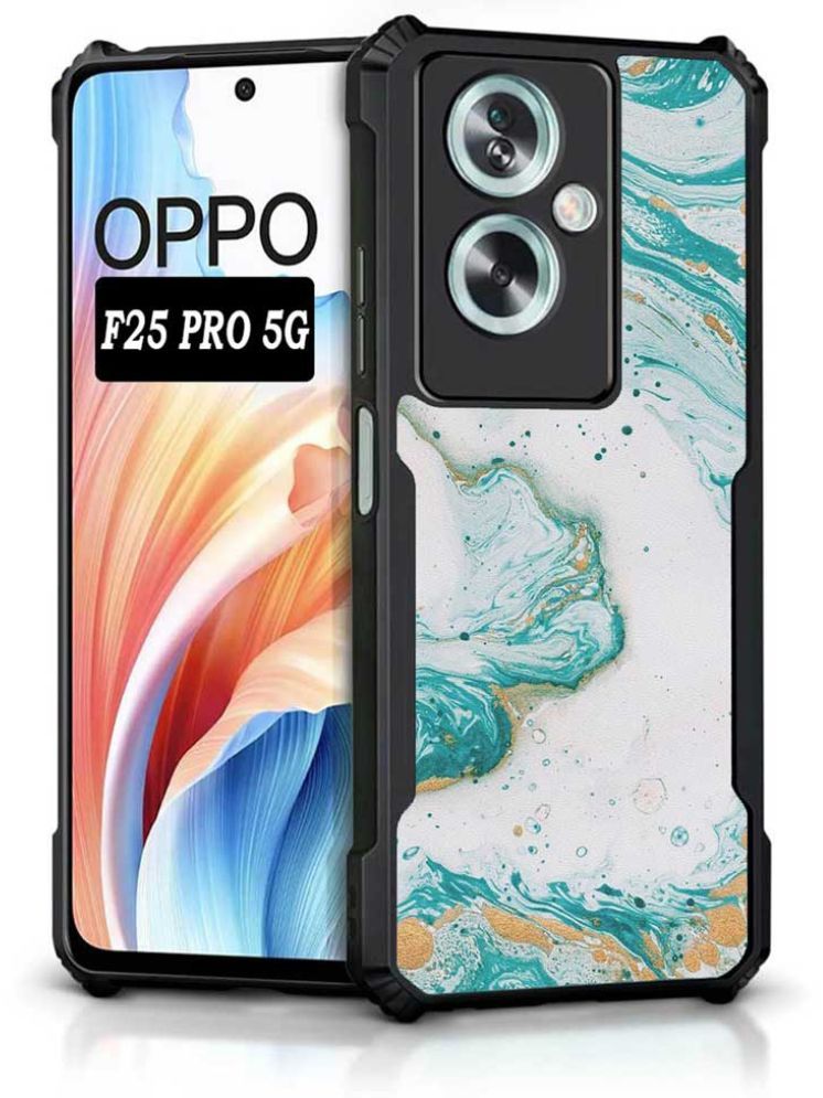     			COBERTA Multicolor Printed Back Cover Polycarbonate Compatible For Oppo F25 Pro 5G ( Pack of 1 )