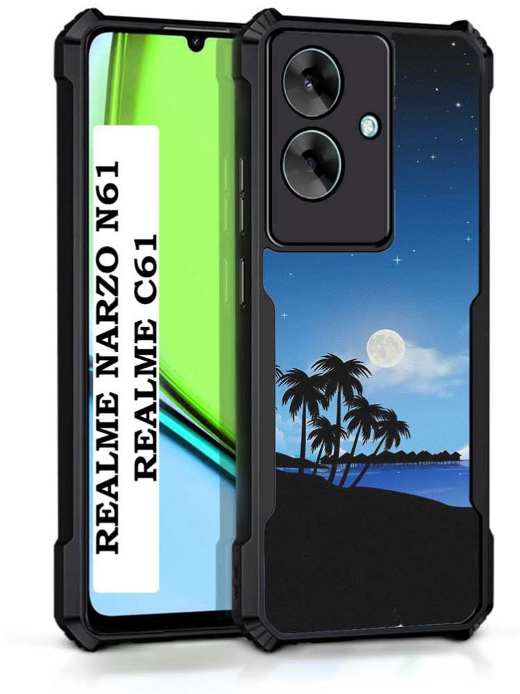     			COBERTA Multicolor Printed Back Cover Polycarbonate Compatible For Realme Narzo N61 ( Pack of 1 )