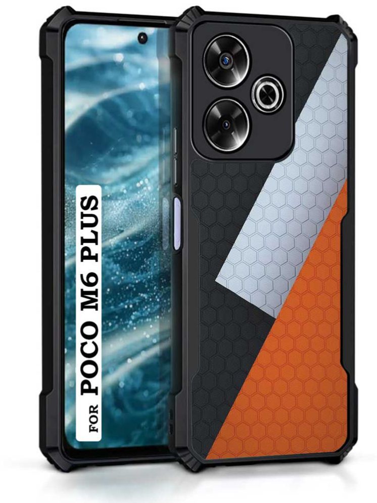     			COBERTA Multicolor Printed Back Cover Polycarbonate Compatible For Poco M6 Plus 5G ( Pack of 1 )