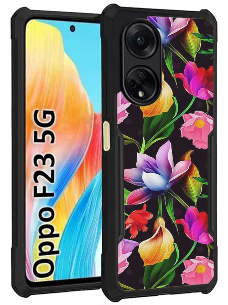     			COBERTA Multicolor Printed Back Cover Polycarbonate Compatible For Oppo F23 5G ( Pack of 1 )