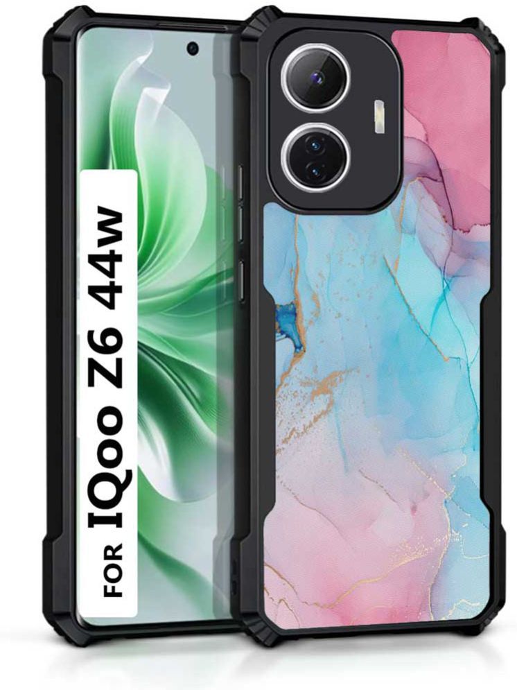     			COBERTA Multicolor Printed Back Cover Polycarbonate Compatible For iQoo Z6 44W ( Pack of 1 )