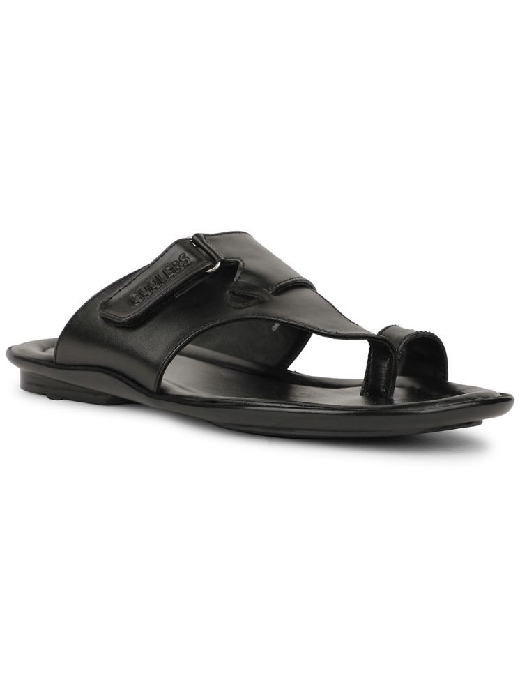     			Liberty Black Men's Leather Slipper