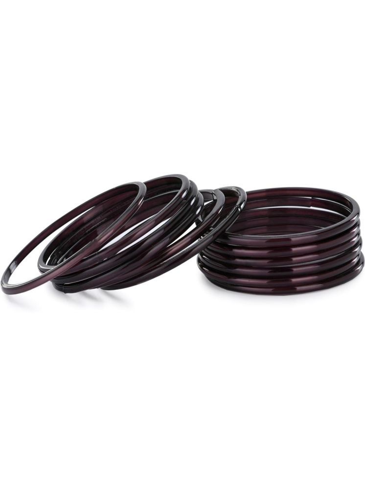     			Somil Brown Bangle Set ( Pack of 12 )