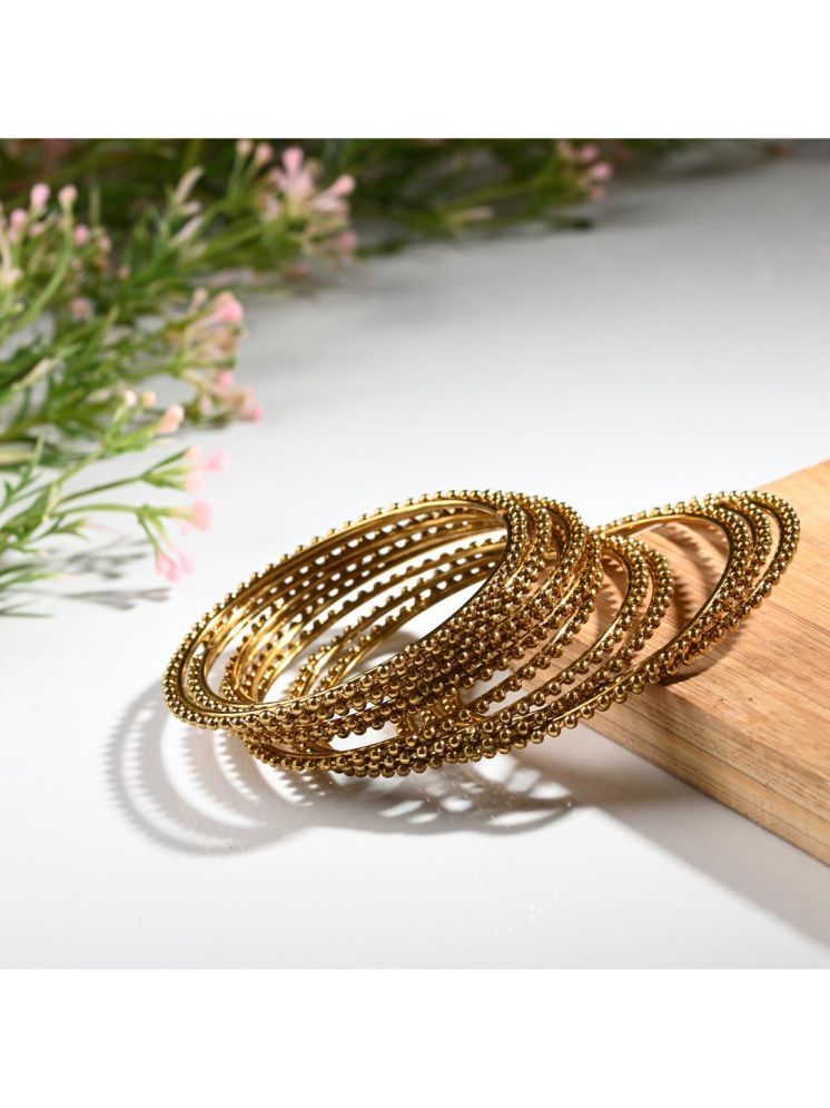     			Somil Gold Bangle Set ( Pack of 12 )