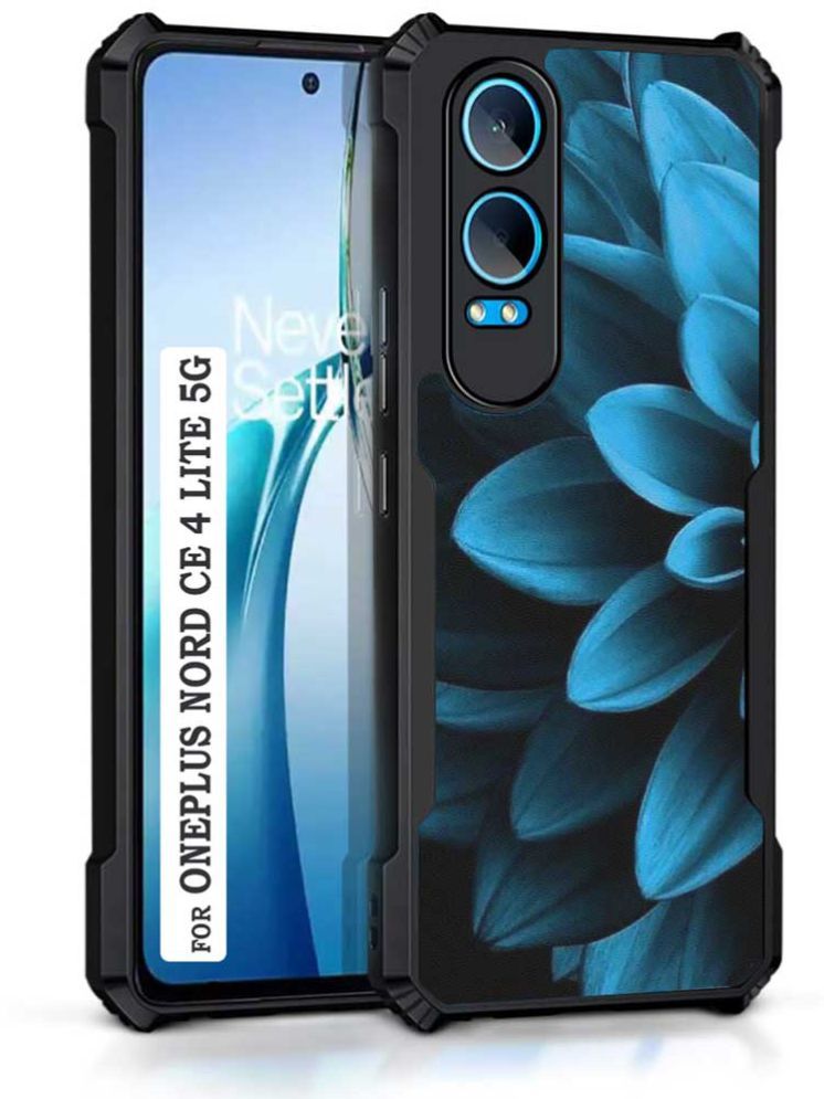     			COBERTA Blue Printed Back Cover Polycarbonate Compatible For Oneplus Nord CE 4 Lite 5G ( Pack of 1 )