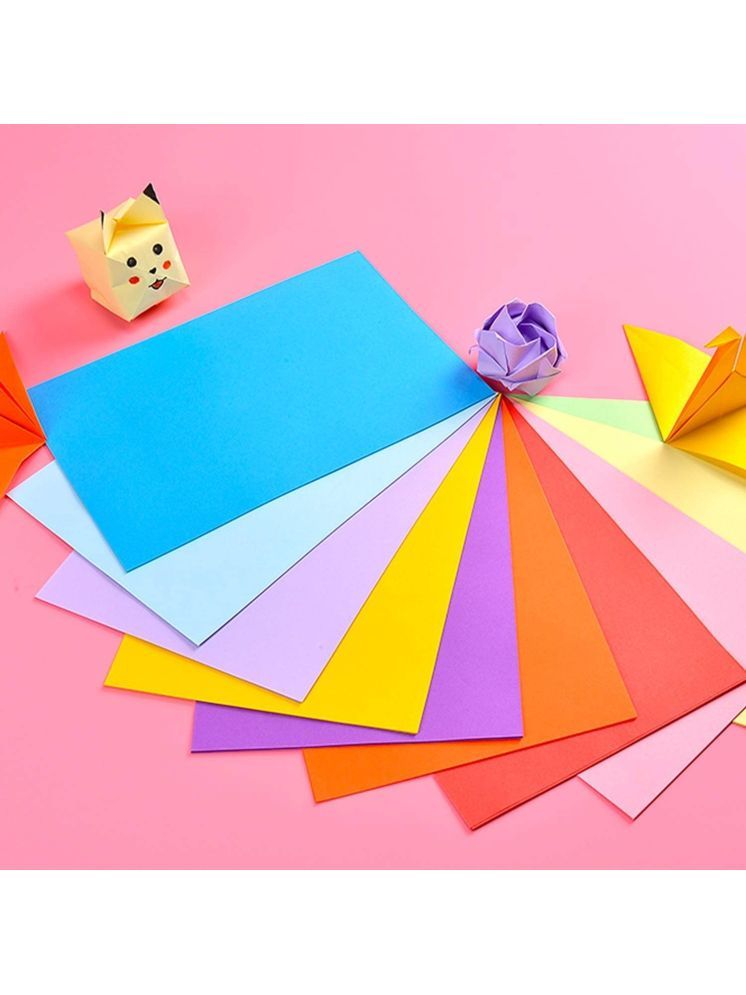     			ECLET A4 100 Coloured Sheets (10 Sheets each color)Copy Printing /Art and Craft Paper Double Sided Coloured Origami Folding DIY Craft Smooth Finish use in Home, School, Office Stationery Children's Day Gift, Birthday Gift, Party Favors,christmas decor etc