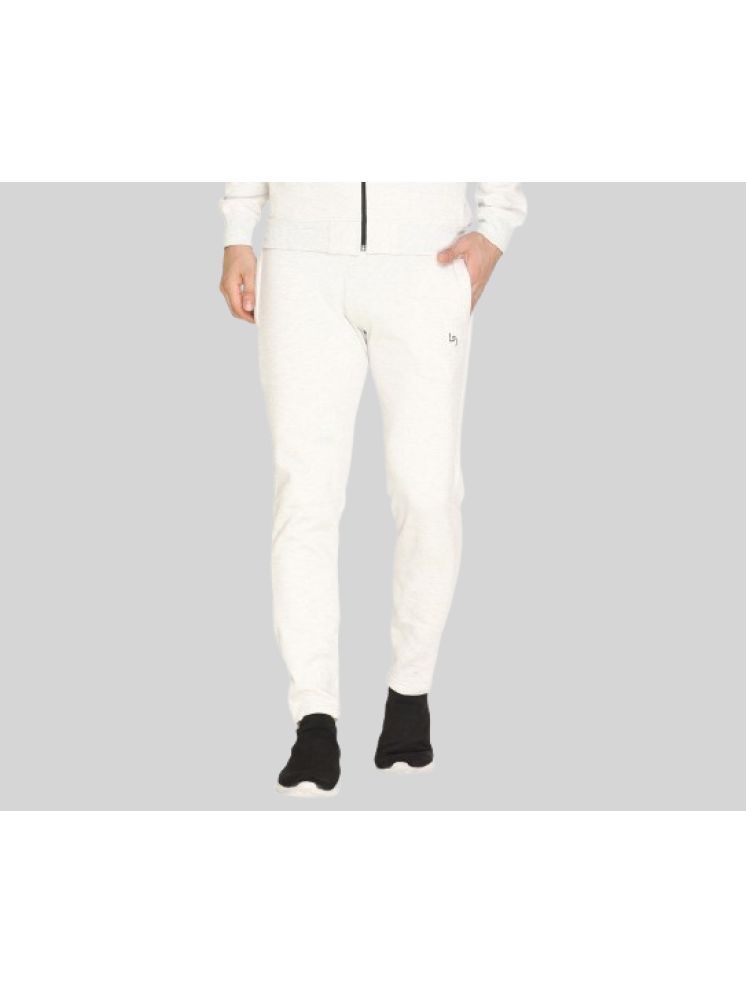     			LEEBONEE OffWhite Fleece Men's Trackpants ( Pack of 1 )