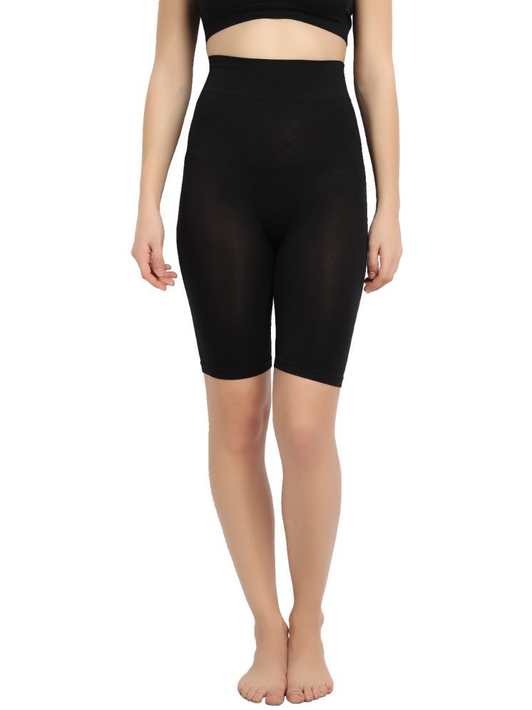     			3Mads Pack of 1 Cotton Women's Thigh Compressor ( Black ) SFH007_BK_XL