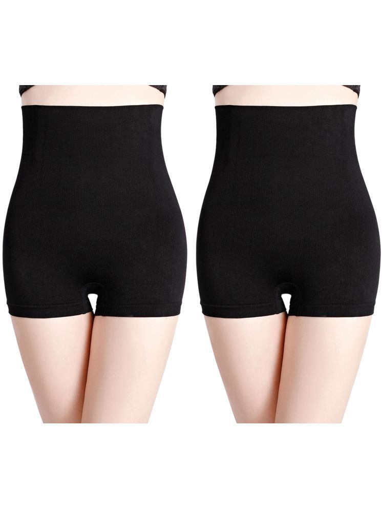     			3Mads Pack of 2 Cotton Women's Thigh Compressor ( Black ) SFH007_BK_BK_XL_SORT