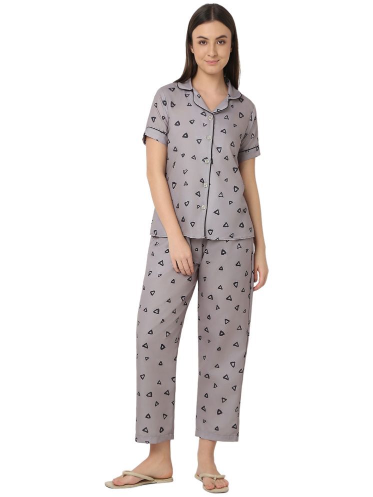     			Smarty Pants Brown Cotton Women's Nightwear Nightsuit Sets ( Pack of 1 )