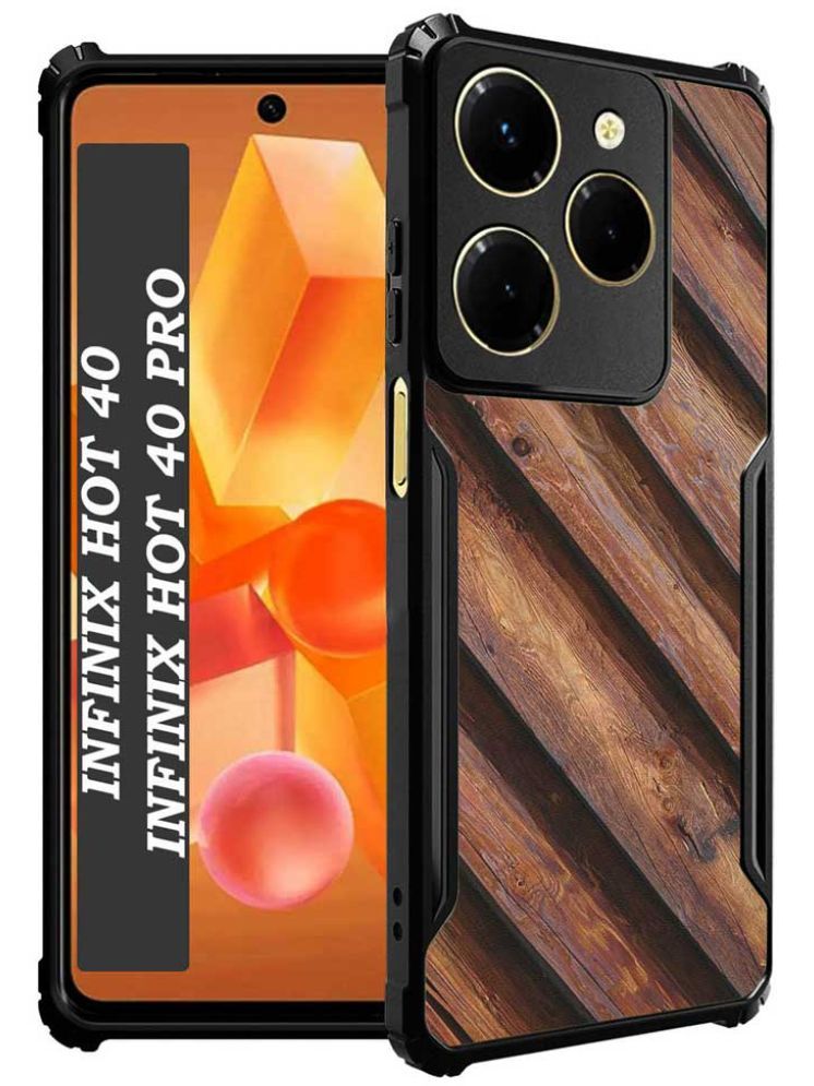     			COBERTA Multicolor Printed Back Cover Polycarbonate Compatible For Inifinix Hot 40 Pro ( Pack of 1 )