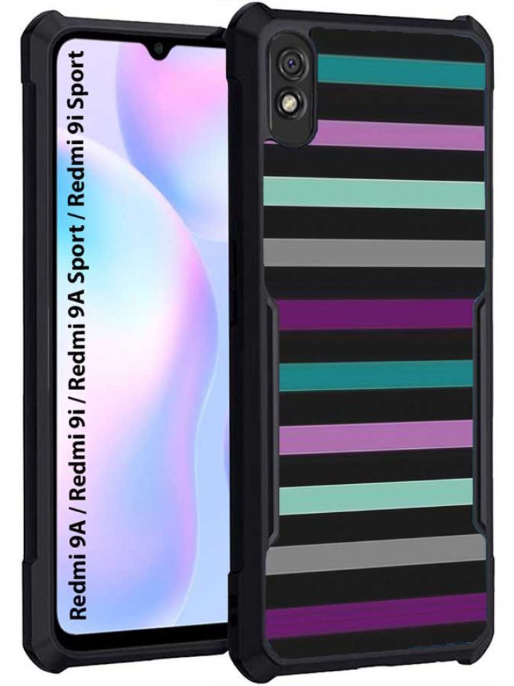     			COBERTA Multicolor Printed Back Cover Polycarbonate Compatible For Xiaomi Redmi 9A ( Pack of 1 )