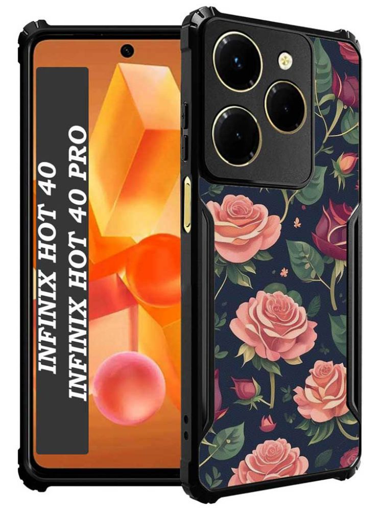     			COBERTA Multicolor Printed Back Cover Polycarbonate Compatible For Inifinix Hot 40 Pro ( Pack of 1 )