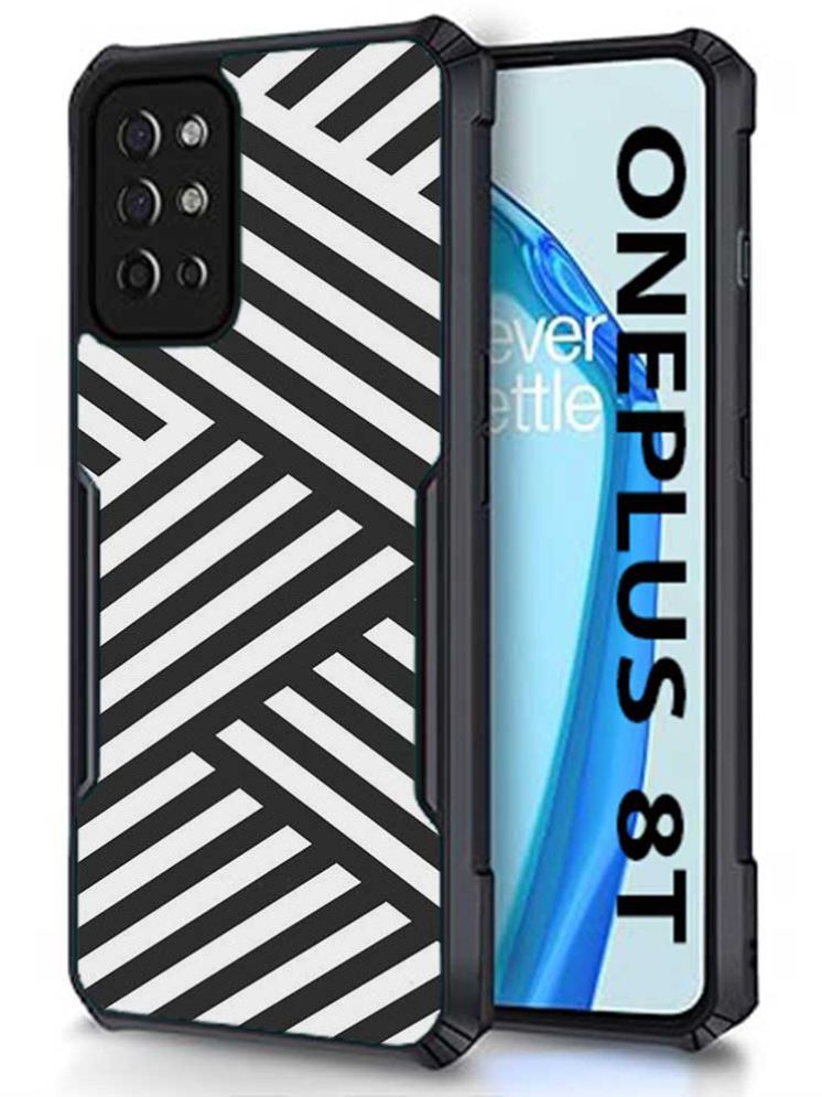     			COBERTA Multicolor Printed Back Cover Polycarbonate Compatible For OnePlus 8T ( Pack of 1 )