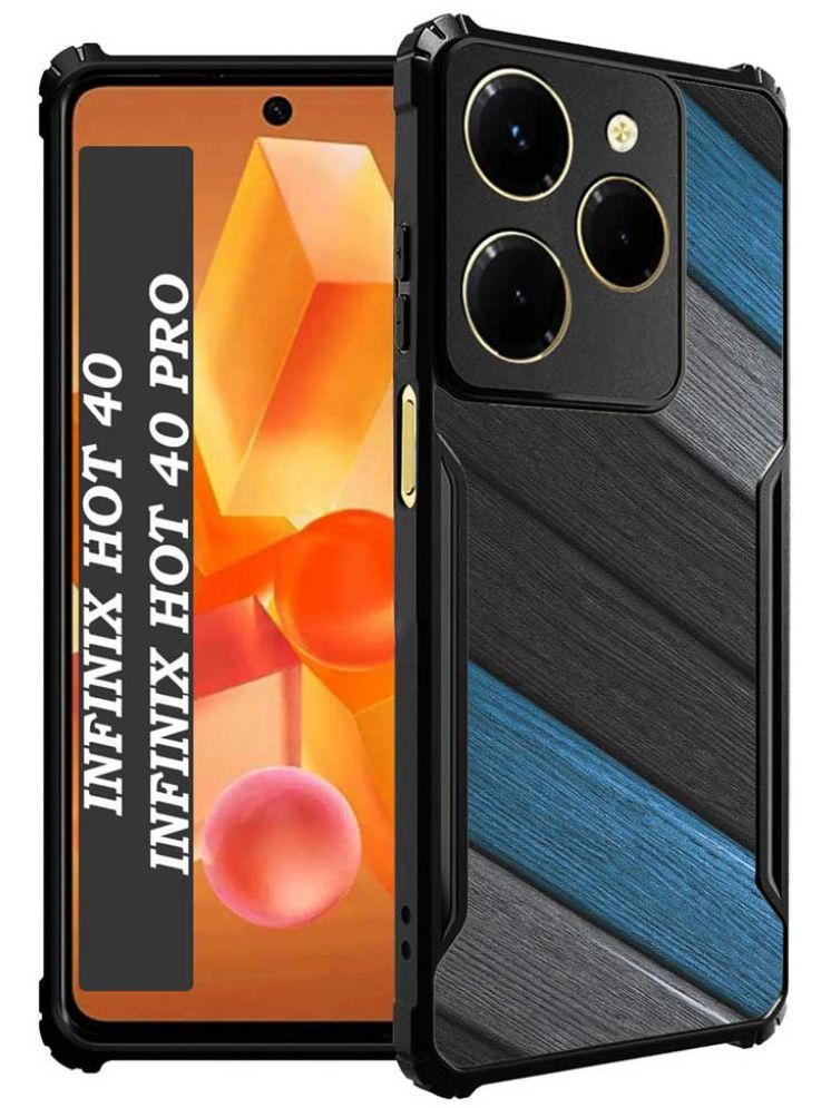     			COBERTA Multicolor Printed Back Cover Polycarbonate Compatible For Inifinix Hot 40 Pro ( Pack of 1 )