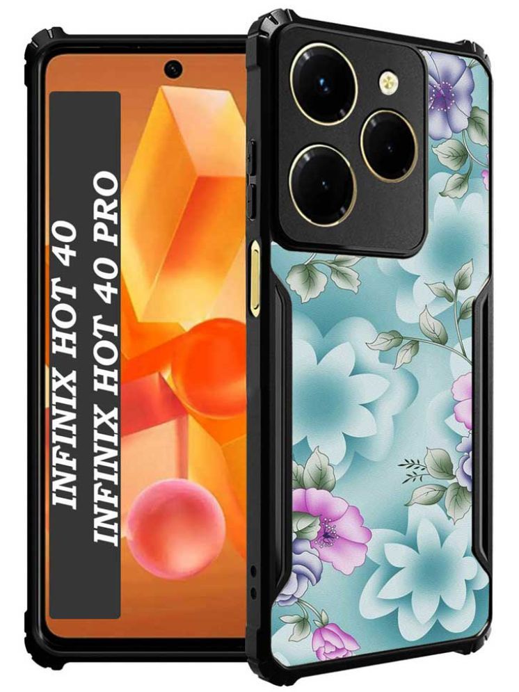     			COBERTA Multicolor Printed Back Cover Polycarbonate Compatible For Inifinix Hot 40 Pro ( Pack of 1 )