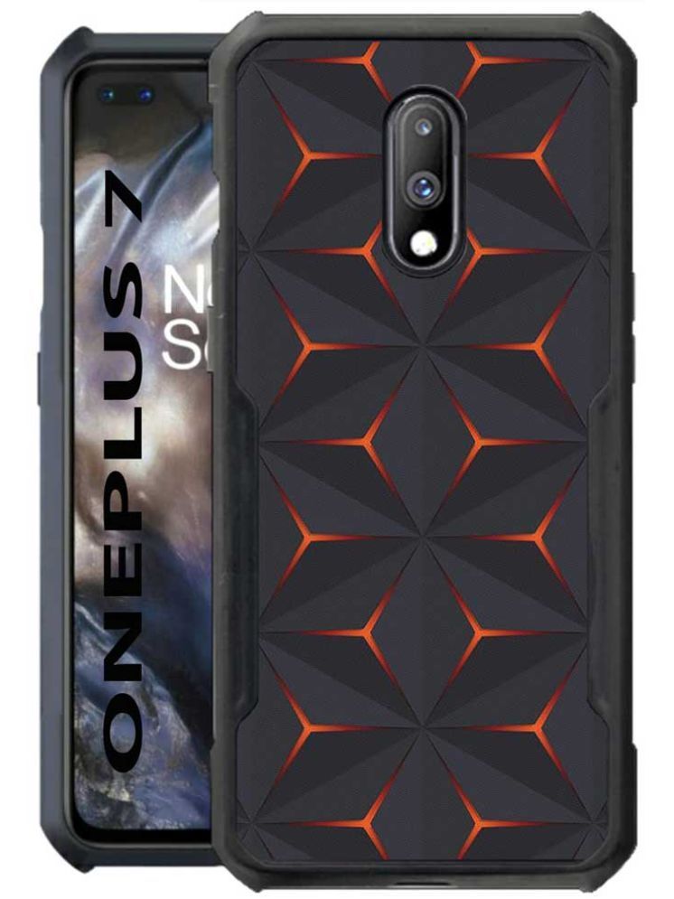     			COBERTA Multicolor Printed Back Cover Polycarbonate Compatible For OnePlus 7 ( Pack of 1 )