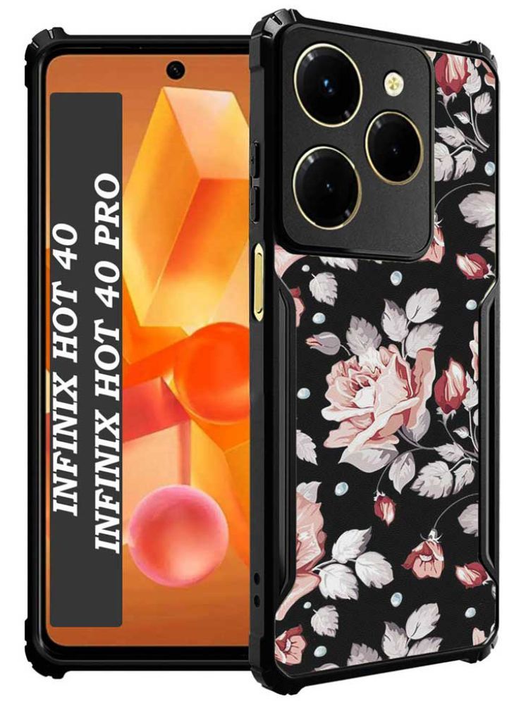     			COBERTA Multicolor Printed Back Cover Polycarbonate Compatible For Inifinix Hot 40 Pro ( Pack of 1 )