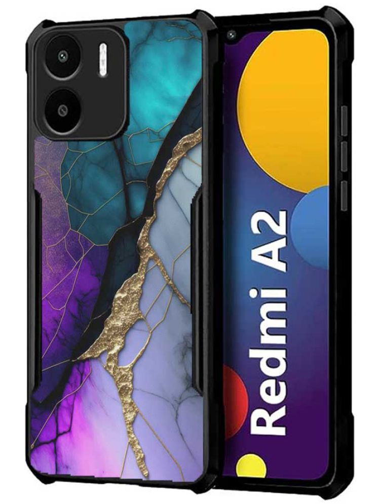     			COBERTA Multicolor Printed Back Cover Polycarbonate Compatible For Redmi A2 ( Pack of 1 )