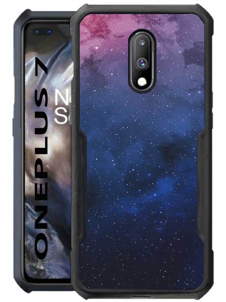     			COBERTA Multicolor Printed Back Cover Polycarbonate Compatible For OnePlus 7 ( Pack of 1 )