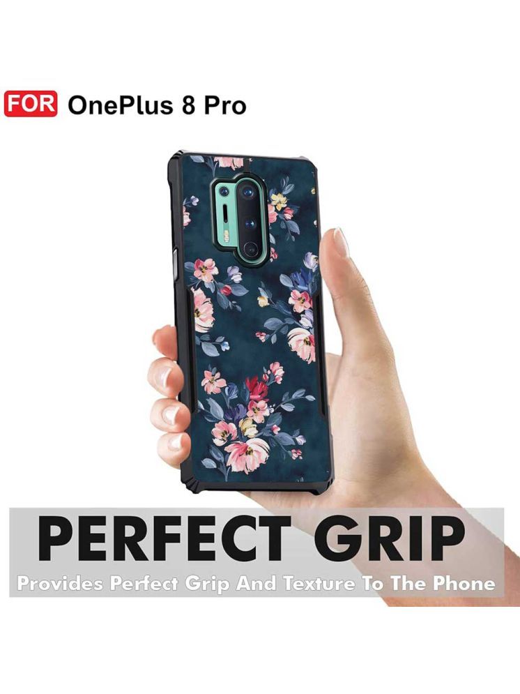     			COBERTA Multicolor Printed Back Cover Polycarbonate Compatible For OnePlus 8 Pro ( Pack of 1 )