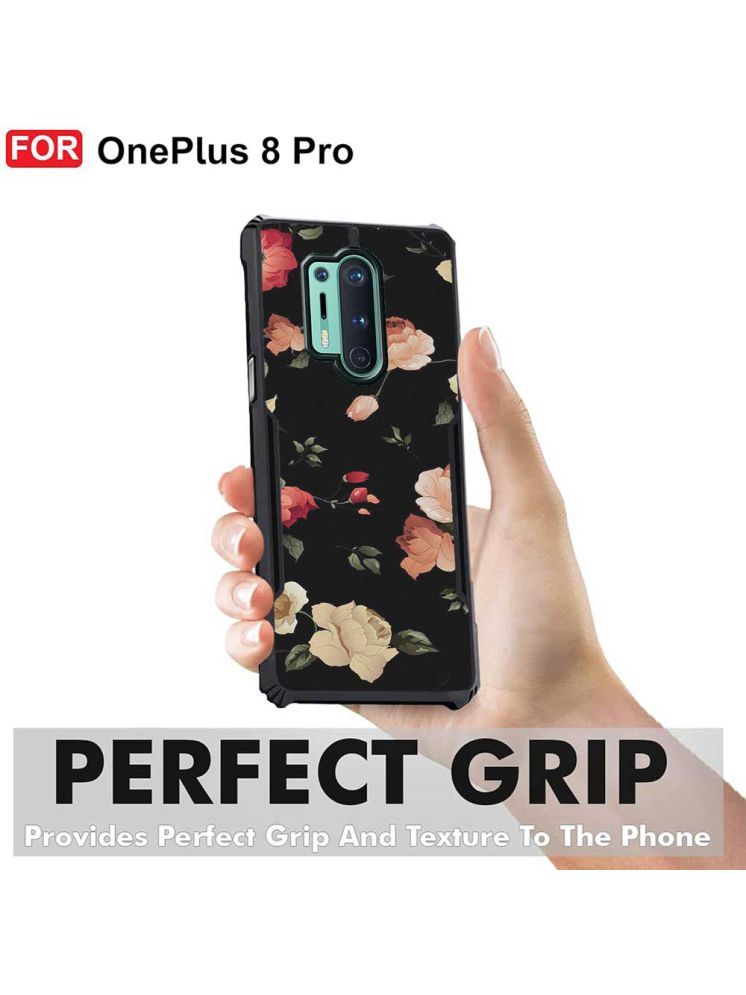     			COBERTA Multicolor Printed Back Cover Polycarbonate Compatible For OnePlus 8 Pro ( Pack of 1 )