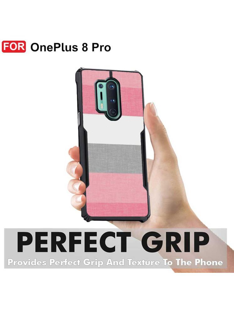     			COBERTA Multicolor Printed Back Cover Polycarbonate Compatible For OnePlus 8 Pro ( Pack of 1 )