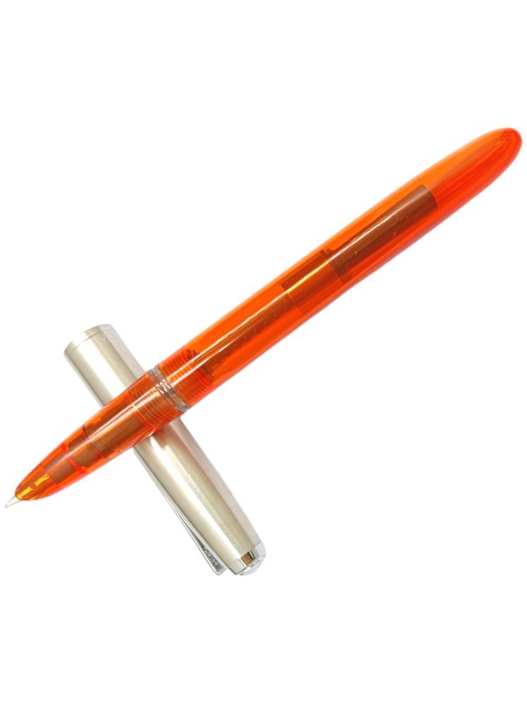     			Dikawen Orange Extra Fine Line Fountain Pen ( Pack of 1 )