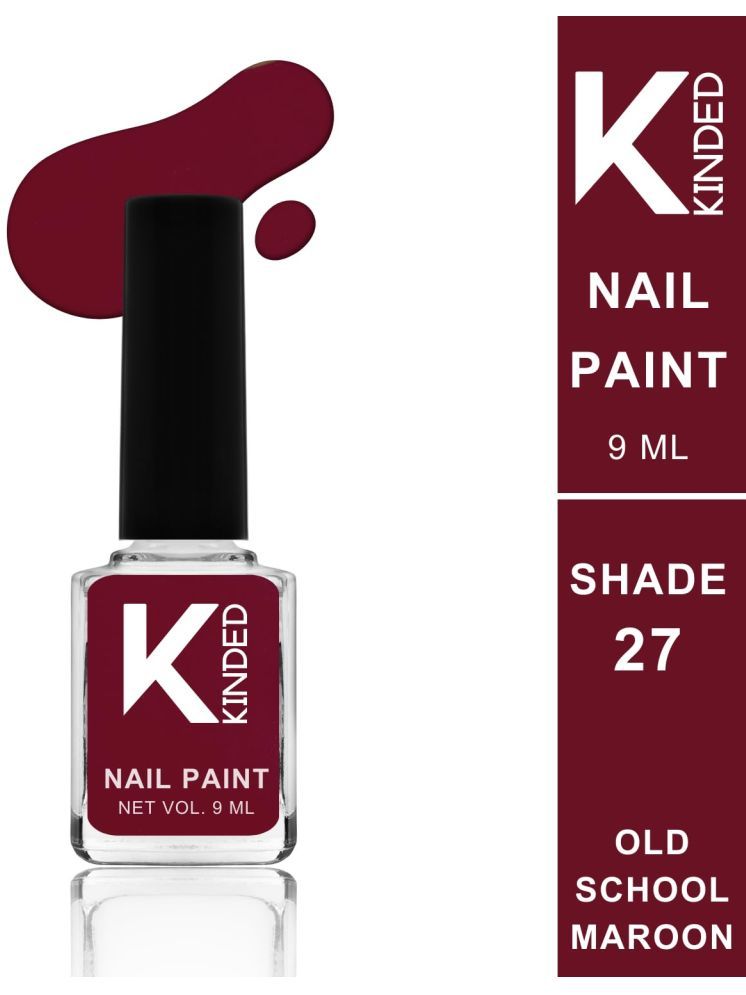     			KINDED Maroon Glossy Nail Polish 9 ( Pack of 1 )