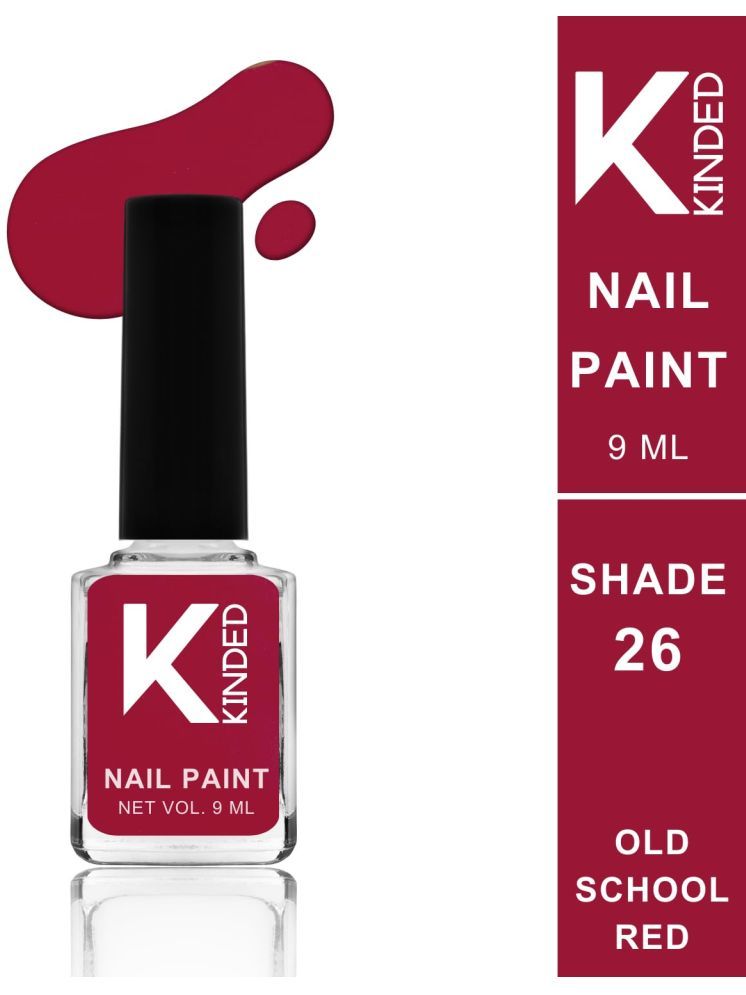     			KINDED Red Glossy Nail Polish 9 ( Pack of 1 )