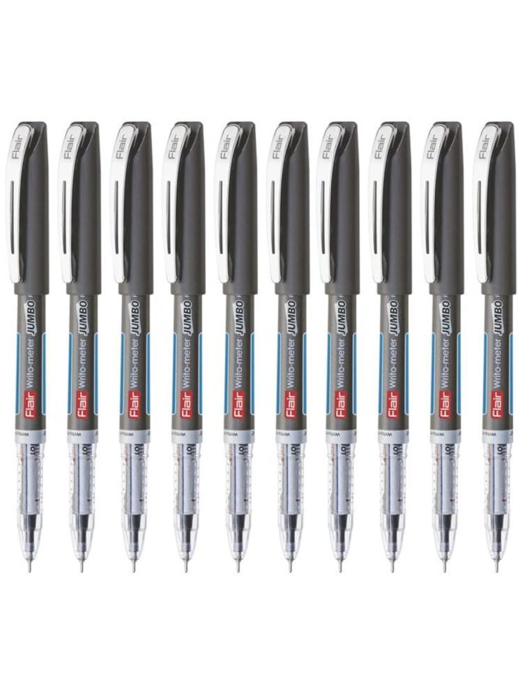     			Flair Black Ball Pen ( Pack of 10 )