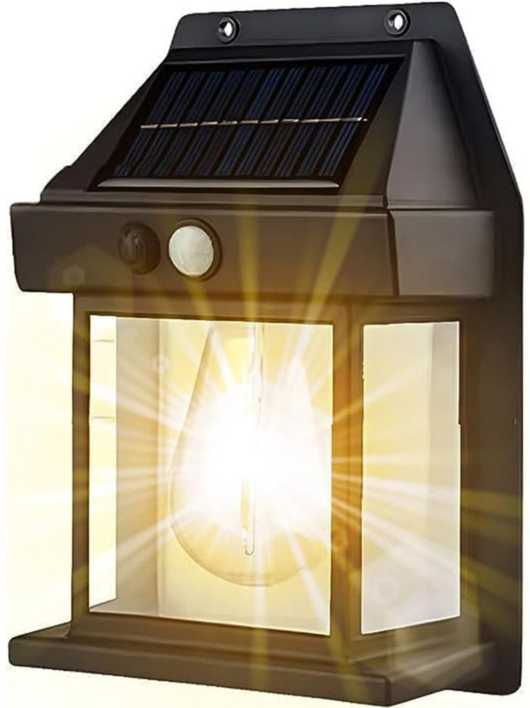     			Magnique 10W Solar Outdoor Wall Light ( Pack of 1 )