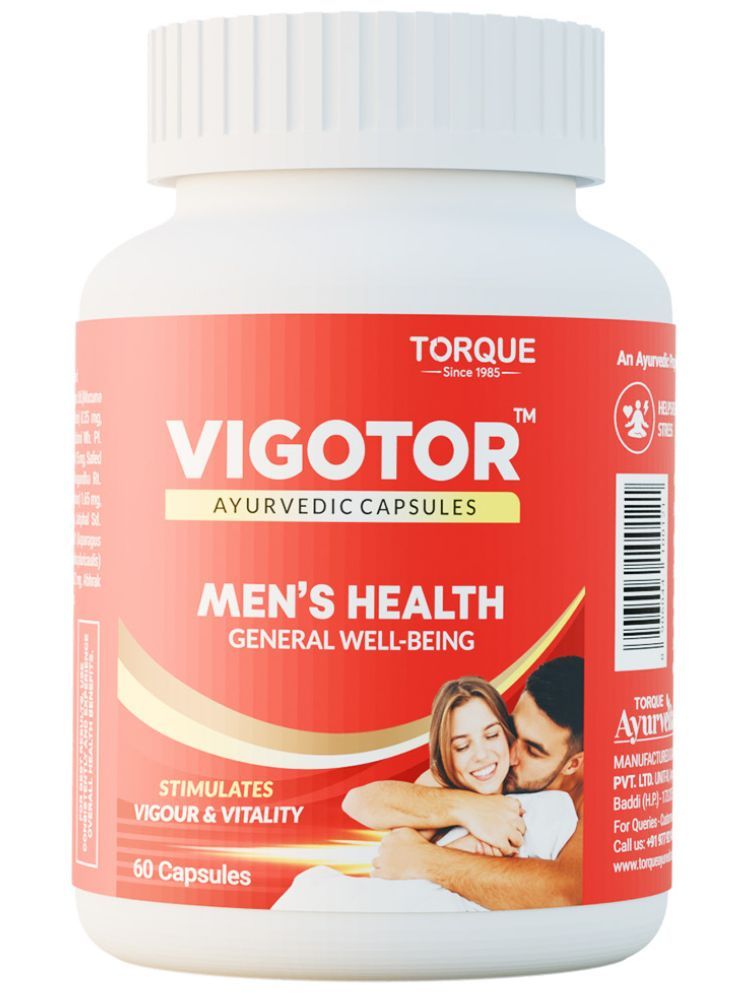     			Torque Vigotor Ayurvedic Ashvagnadha, Shilajit Capsules For Men 60 Capsules