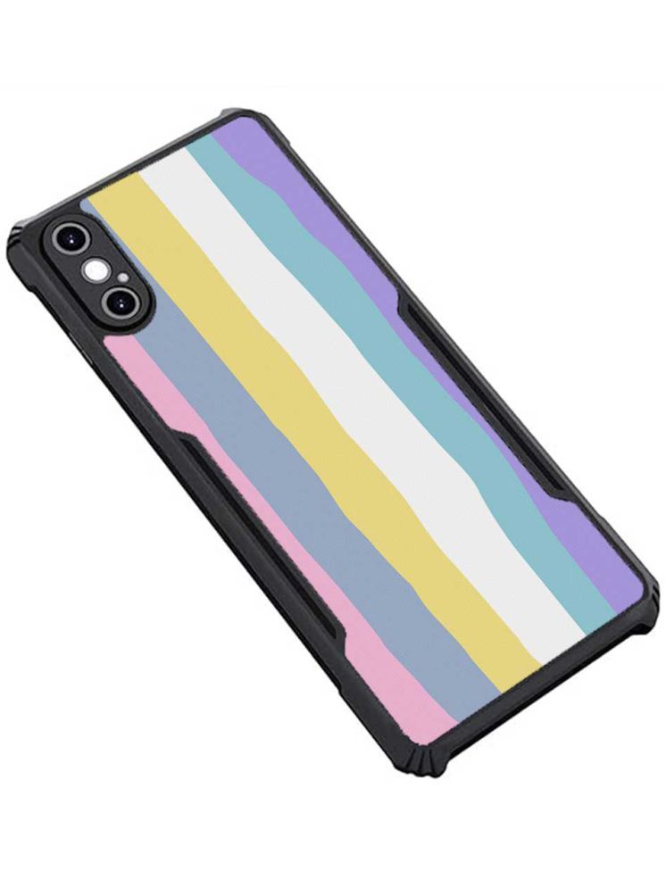     			COBERTA Multicolor Printed Back Cover Polycarbonate Compatible For iPhone X ( Pack of 1 )