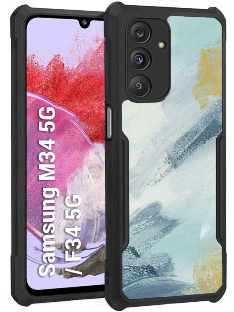     			COBERTA Multicolor Printed Back Cover Polycarbonate Compatible For Samsung Galaxy M34 5G ( Pack of 1 )