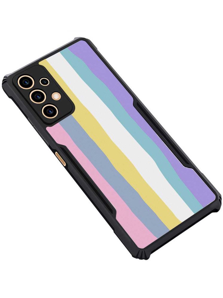     			COBERTA Multicolor Printed Back Cover Polycarbonate Compatible For Samsung galaxy M32 5G ( Pack of 1 )