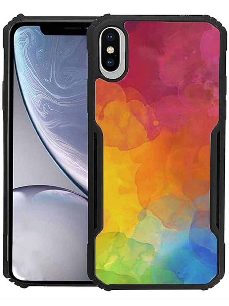     			COBERTA Multicolor Printed Back Cover Polycarbonate Compatible For Apple iPhone XS Max ( Pack of 1 )