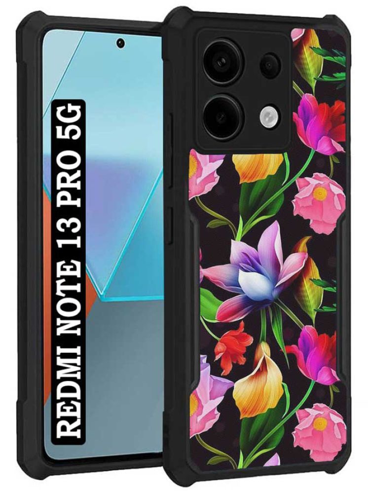     			COBERTA Multicolor Printed Back Cover Polycarbonate Compatible For Redmi Note 13 Pro 5G ( Pack of 1 )