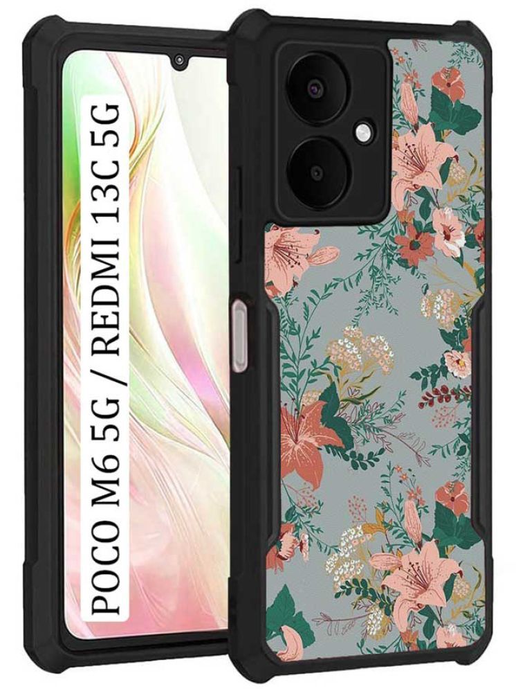     			COBERTA Multicolor Printed Back Cover Polycarbonate Compatible For Redmi 13C 5G ( Pack of 1 )