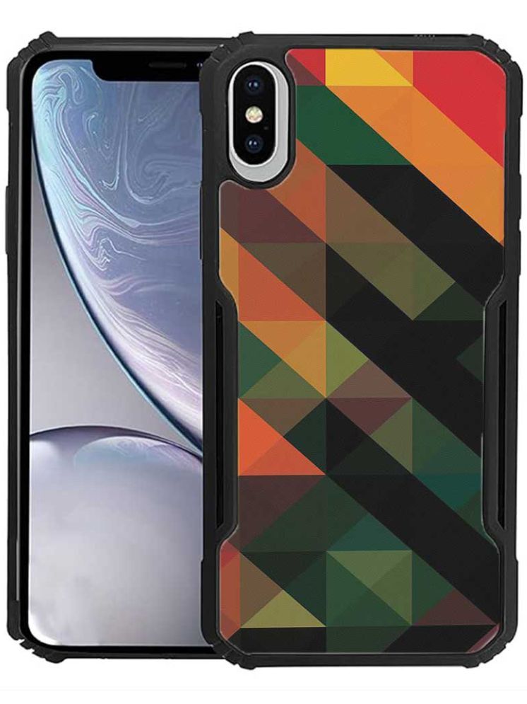     			COBERTA Multicolor Printed Back Cover Polycarbonate Compatible For Apple iPhone XS Max ( Pack of 1 )