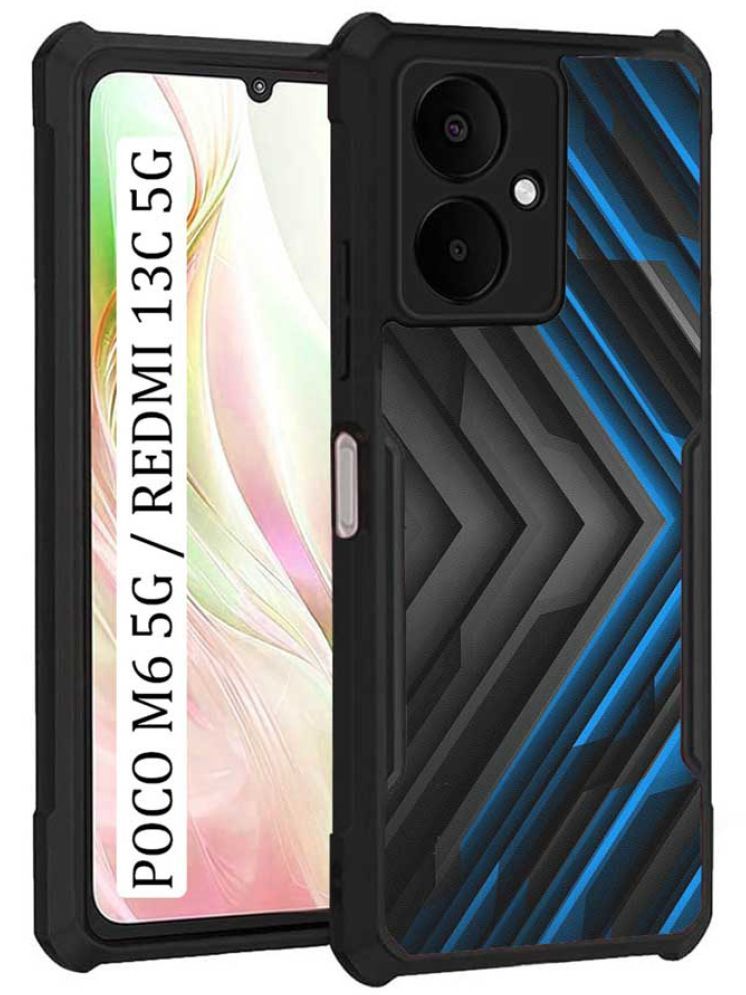     			COBERTA Multicolor Printed Back Cover Polycarbonate Compatible For Redmi 13C 5G ( Pack of 1 )