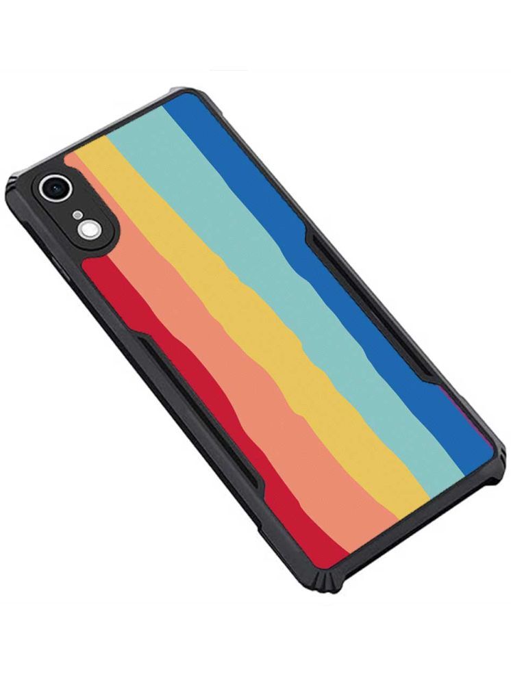     			COBERTA Multicolor Printed Back Cover Polycarbonate Compatible For Apple iPhone XR ( Pack of 1 )