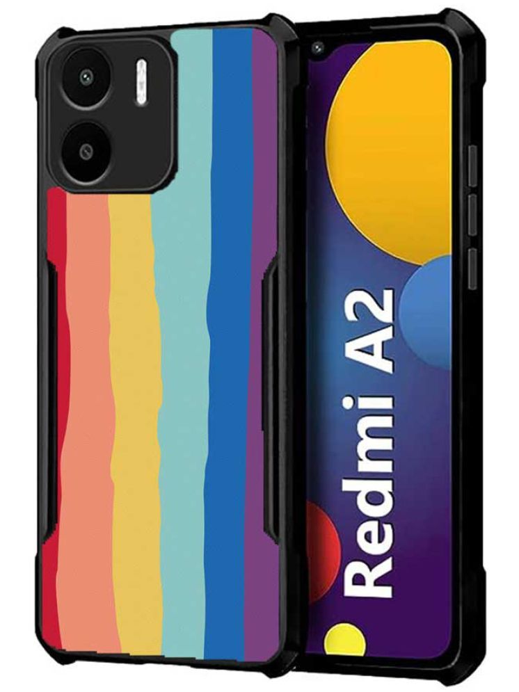     			COBERTA Multicolor Printed Back Cover Polycarbonate Compatible For Redmi A2 ( Pack of 1 )