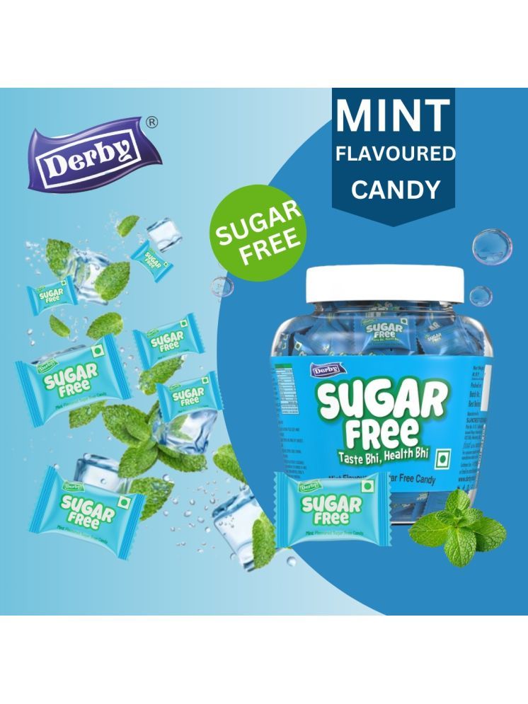     			Derby Sugar Free Mint Flavored Hard Candies 660 gm Pack of 2