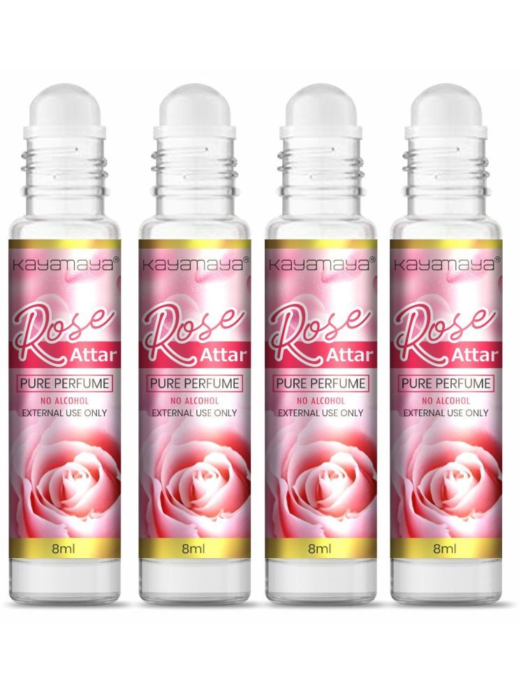     			Kayamaya Rose Non- Alcoholic 50ml Attar ( Pack of 4 )