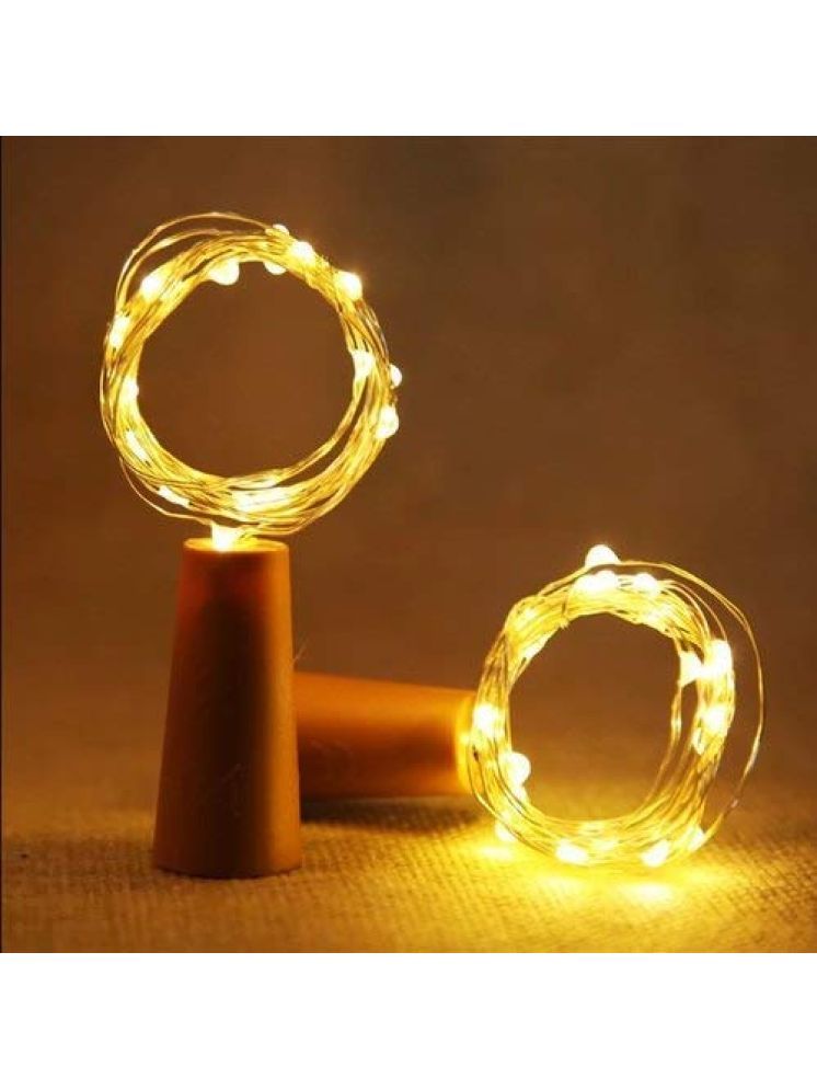     			SPARKWORLD Gold 3M Cork light ( Pack of 2 )